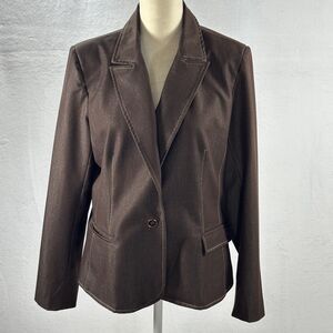 Nanette Lepore Women's Blazer Color Brown size Large